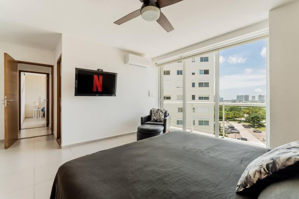 Reef Beachfront 3Bdr Apartment By Casa Paraiso Cancun Exterior photo