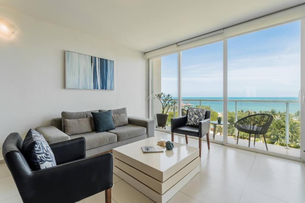 Reef Beachfront 3Bdr Apartment By Casa Paraiso Cancun Exterior photo