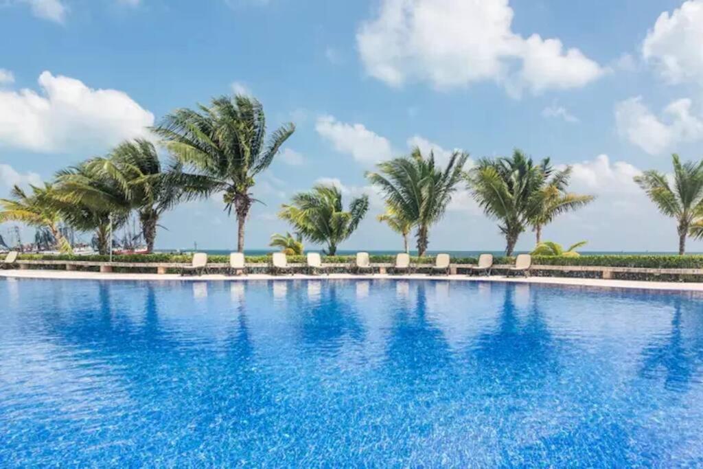 Reef Beachfront 3Bdr Apartment By Casa Paraiso Cancun Exterior photo